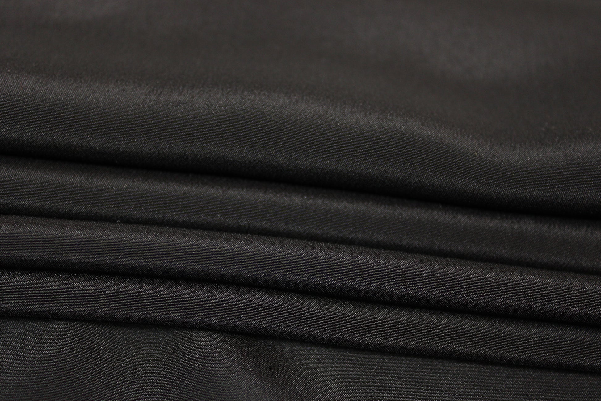 Tissu crêpe de chine 100% soie - noir - photo 2/3 | So Tissus