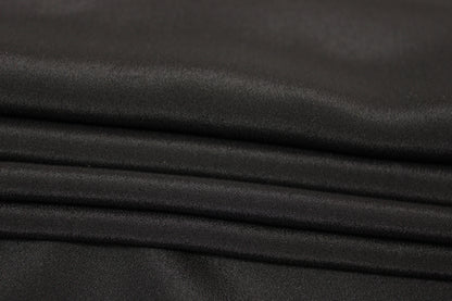 Tissu crêpe de chine 100% soie - noir - photo 2/3 | So Tissus