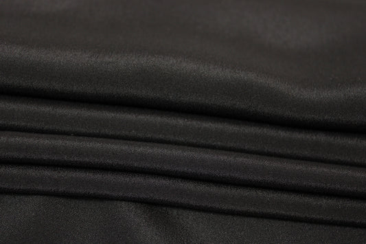 Tissu crêpe de chine 100% soie - noir - photo 2/3 | So Tissus