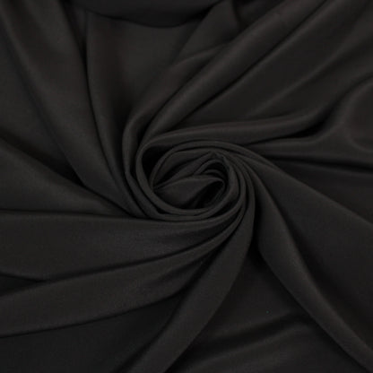 Tissu crêpe de chine 100% soie - noir - photo 1/3 | So Tissus