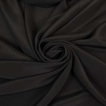 Tissu crêpe de chine 100% soie - noir
