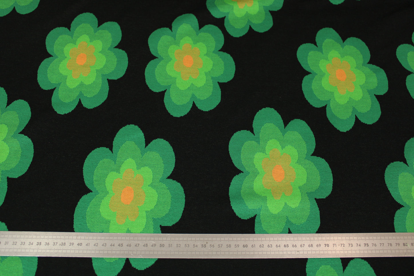 Tissu maille - imprimé fleur vintage - photo 4/4 | So Tissus