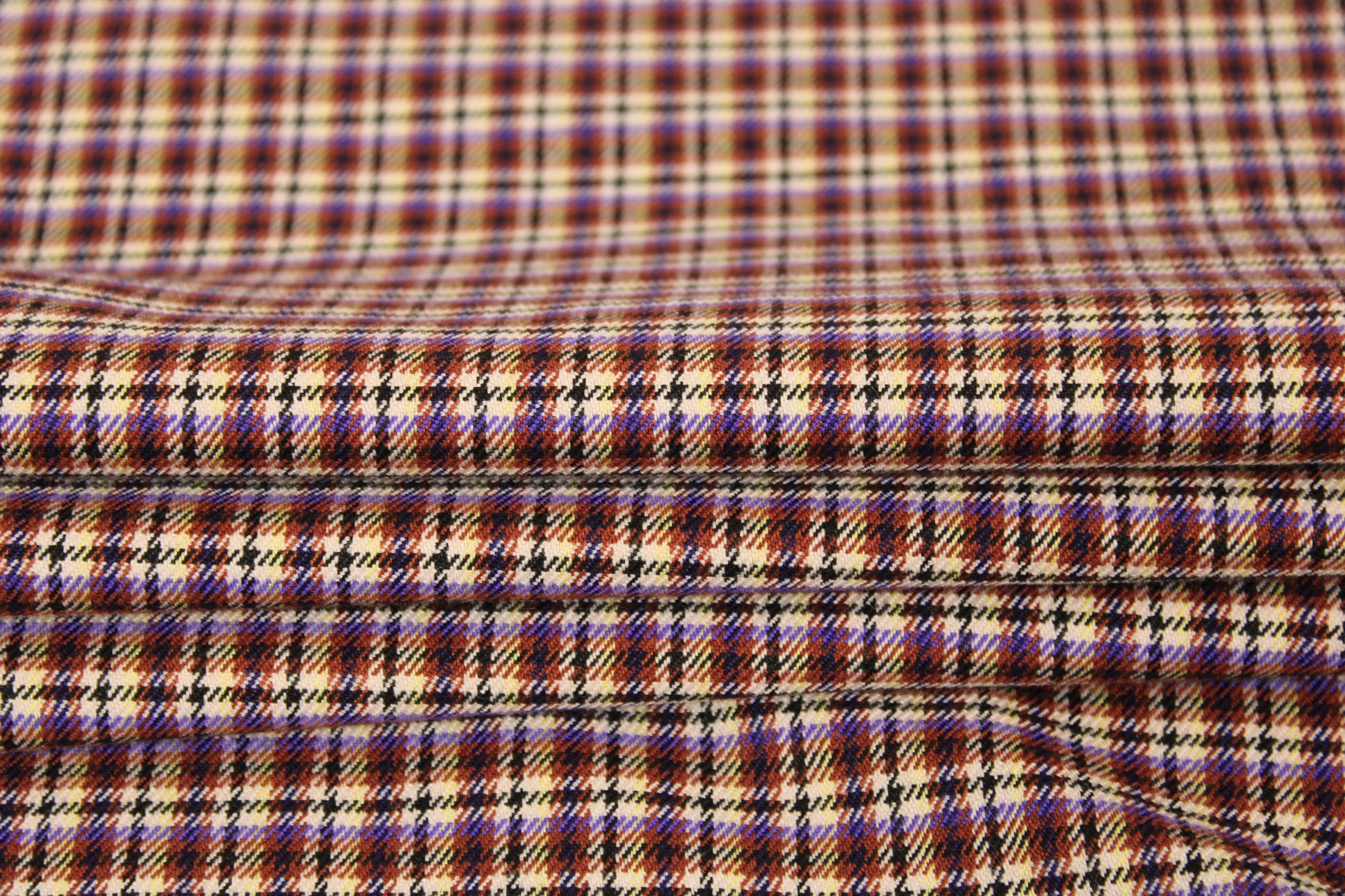 Tissu flanelle -  petits carreaux - multicolore - photo 2/5 | So Tissus