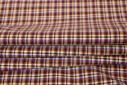 Tissu flanelle -  petits carreaux - multicolore - photo 2/5 | So Tissus
