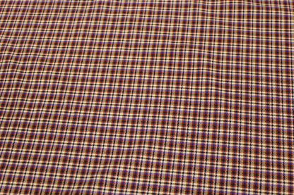 Tissu flanelle -  petits carreaux - multicolore - photo 4/5 | So Tissus