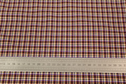 Tissu flanelle -  petits carreaux - multicolore - photo 5/5 | So Tissus