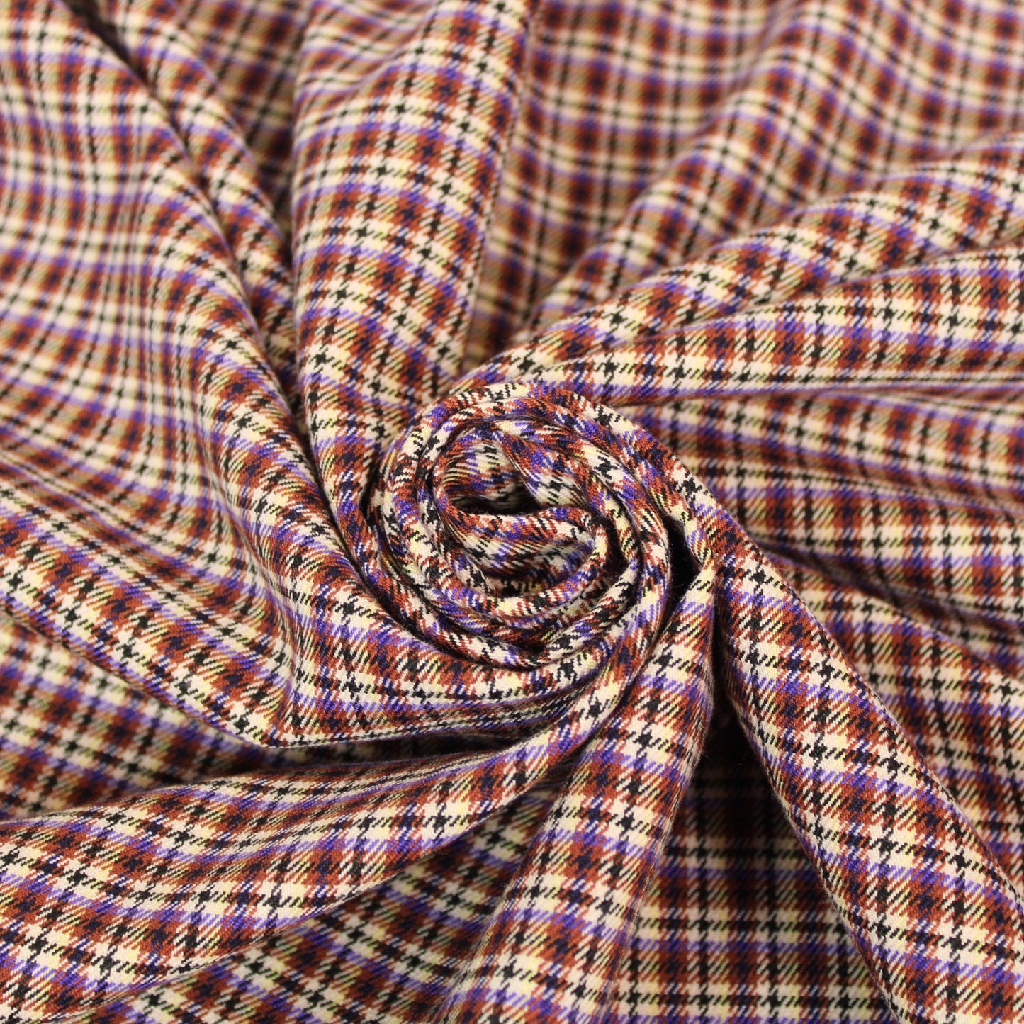 Tissu flanelle -  petits carreaux - multicolore - photo 1/5 | So Tissus