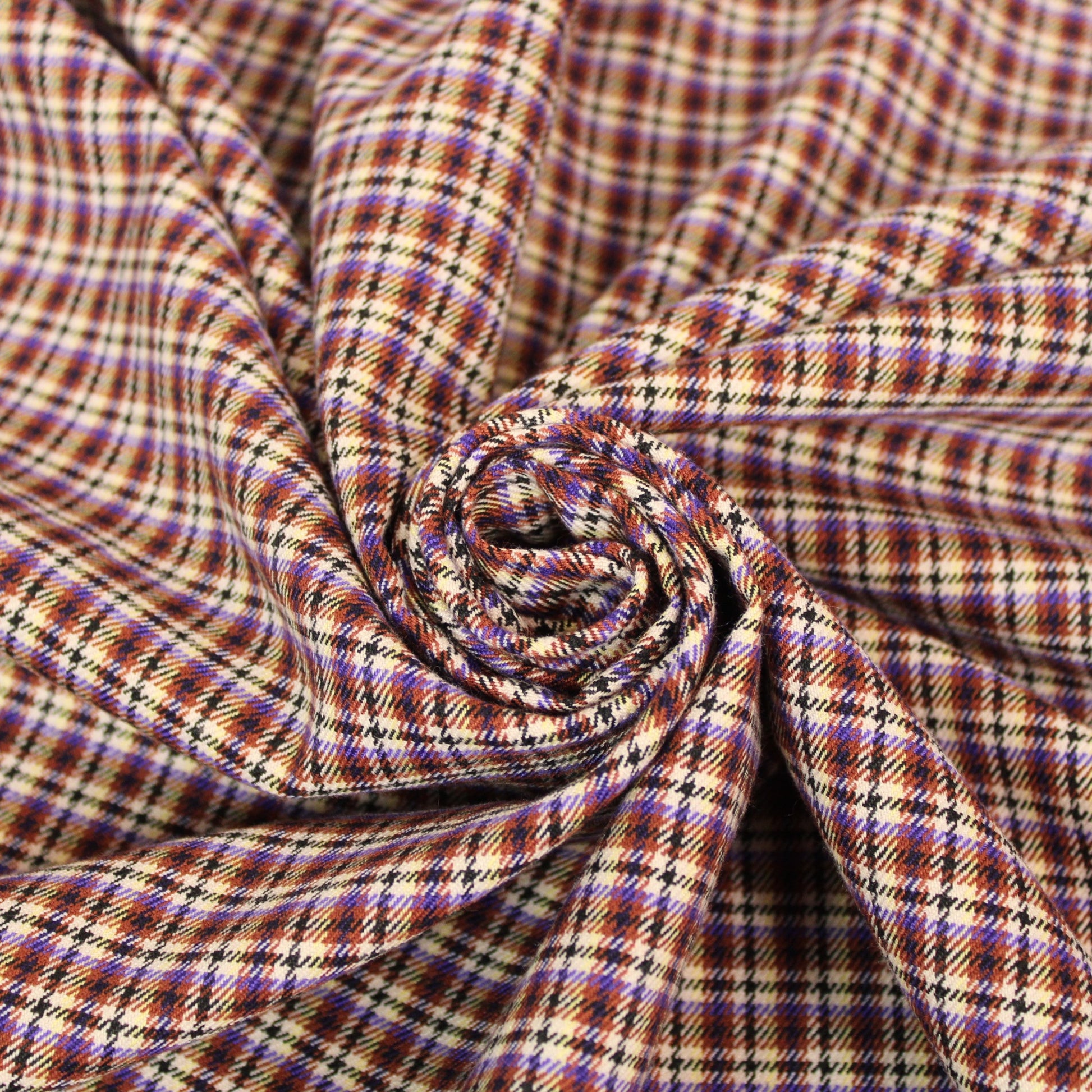 Tissu flanelle -  petits carreaux - multicolore - photo 1/5 | So Tissus