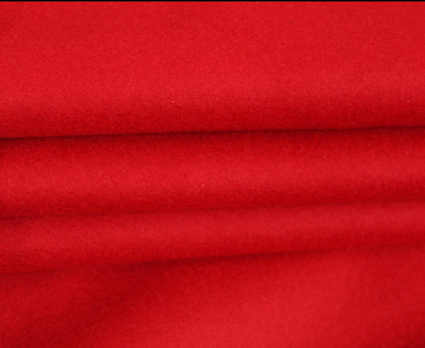 Tissu drap de laine et cachemire - rouge - photo 2/3 | So Tissus