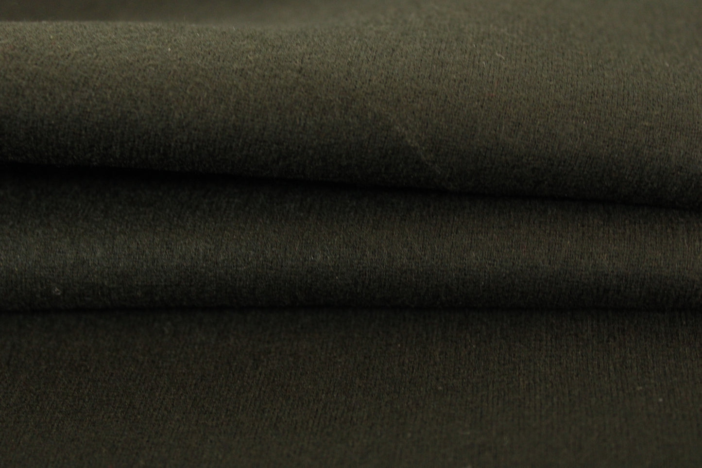 Tissu drap de laine et cachemire - kaki foncé - photo 2/3 | So Tissus