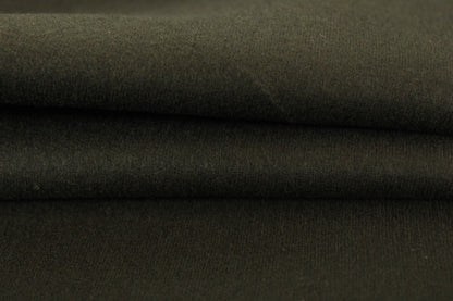 Tissu drap de laine et cachemire - kaki foncé - photo 2/3 | So Tissus