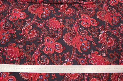 Tissu crêpe - imprimé cachemire - photo 3/4 | So Tissus