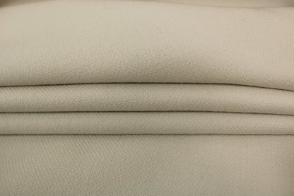 Tissu double crêpe de laine - écru - photo 2/3 | So Tissus
