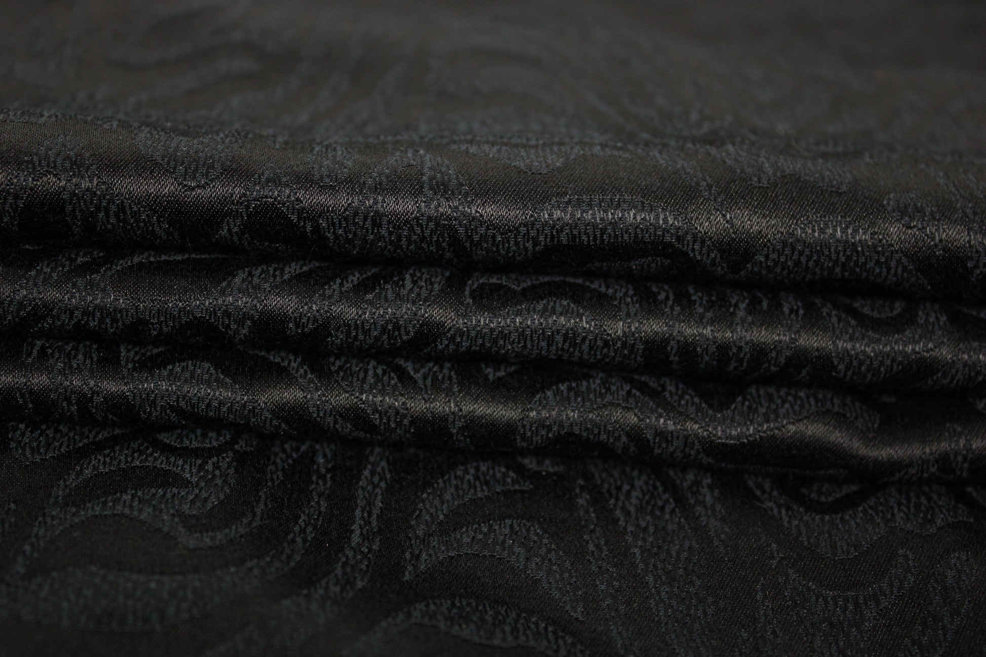 Tissu coton et soie - motif zébré - noir - photo 2/4 | So Tissus