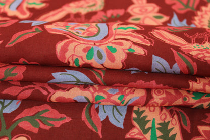 Tissu voile de coton - imprimé vintage - photo 2/4 | So Tissus