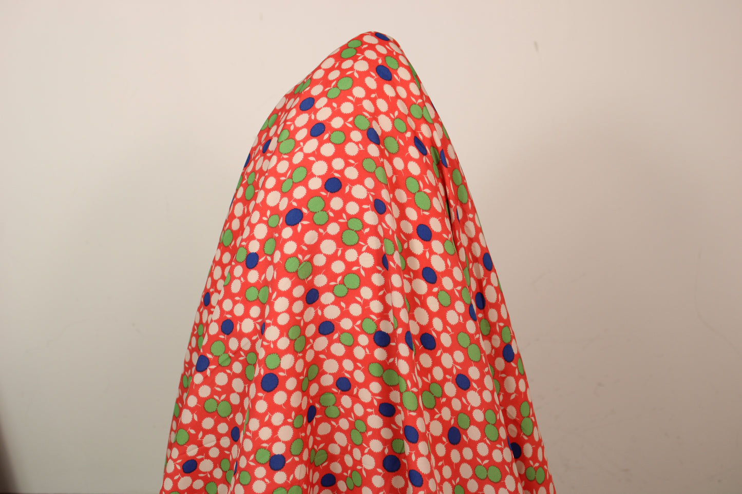 Tissu crêpe - imprimé fruit abstrait - corail - photo 4/4 | So Tissus