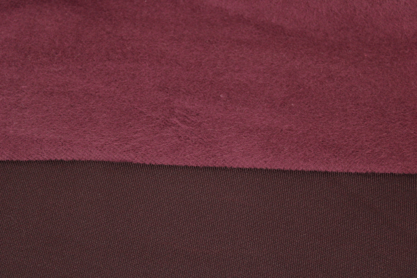 Tissu molleton - bordeaux - photo 2/3 | So Tissus