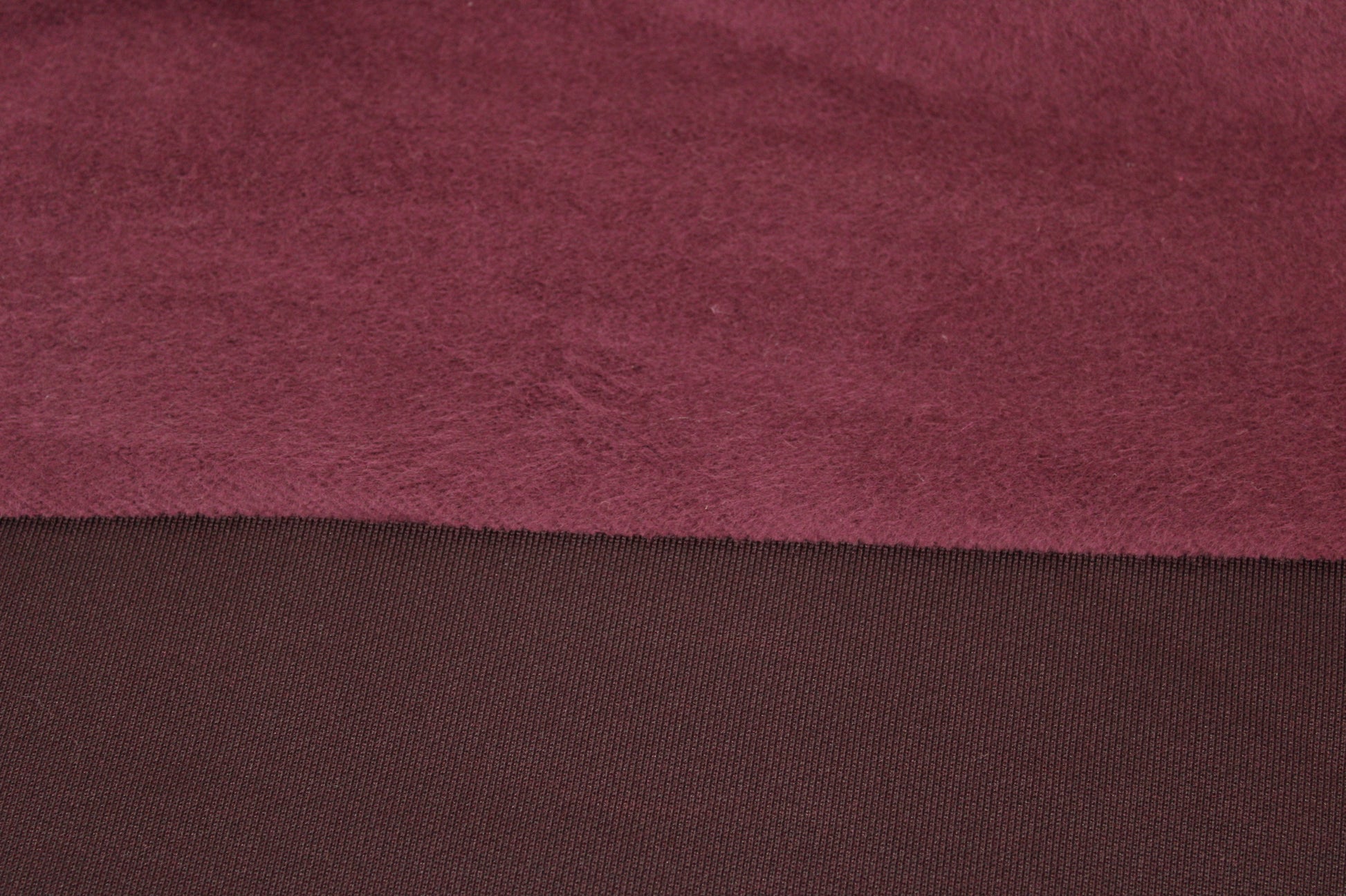Tissu molleton - bordeaux - photo 2/3 | So Tissus