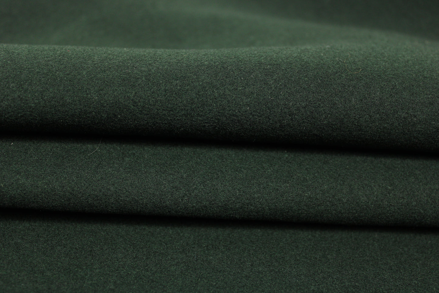 Tissu cachemire double face - vert anglais - photo 2/3 | So Tissus