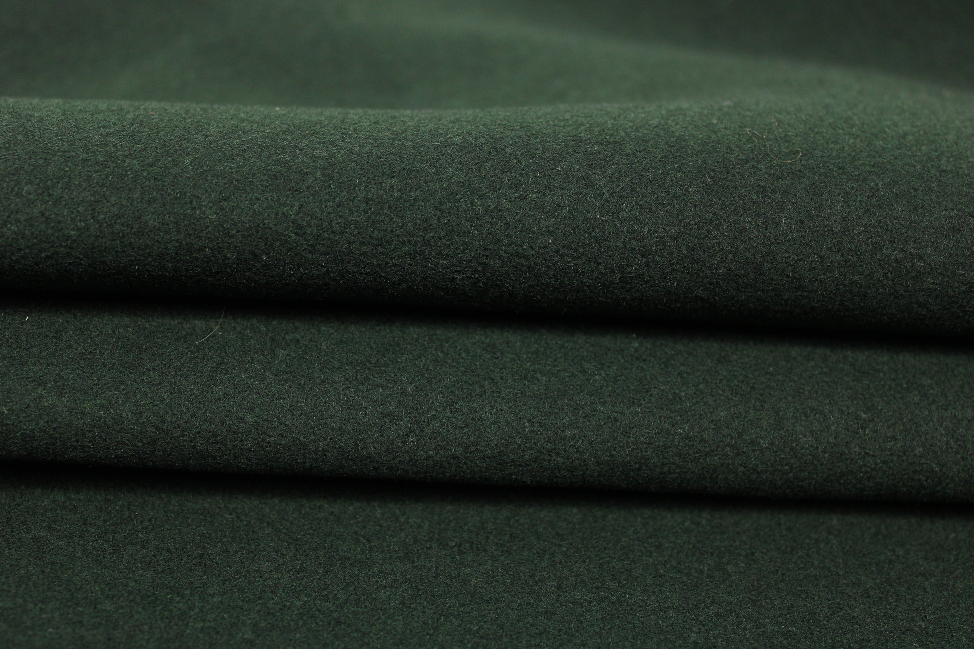 Tissu cachemire double face - vert anglais - photo 2/3 | So Tissus
