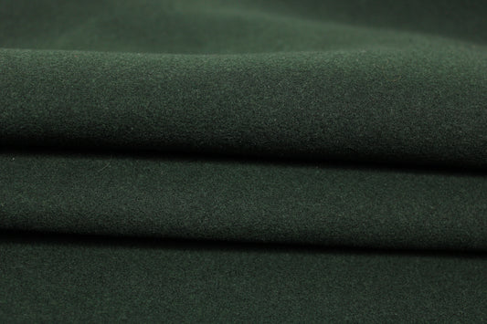 Tissu cachemire double face - vert anglais - photo 2/3 | So Tissus