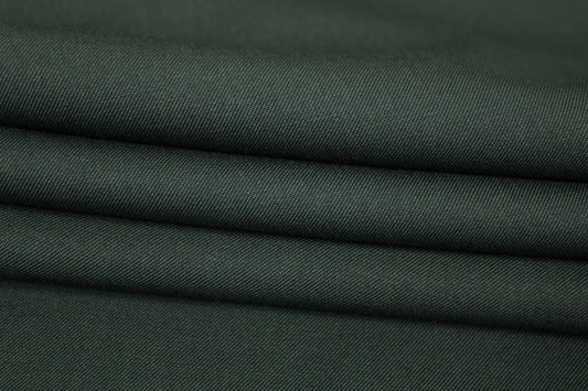 Tissu laine froide stretch - gris vert foncé - photo 2/3 | So Tissus