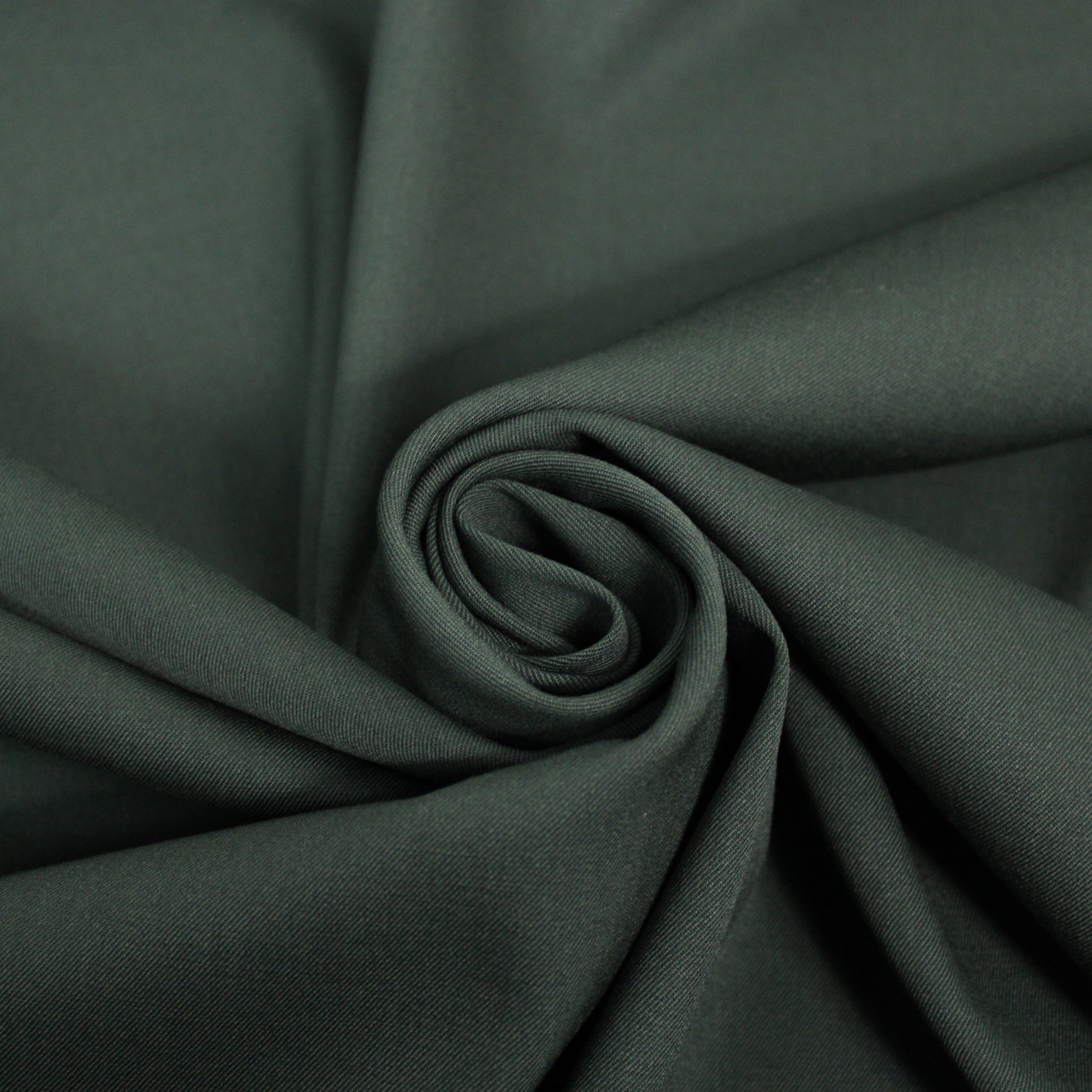 Tissu laine froide stretch - gris vert foncé - photo 1/3 | So Tissus
