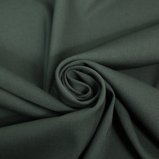 Tissu laine froide stretch - gris vert foncé - photo 1/3 | So Tissus