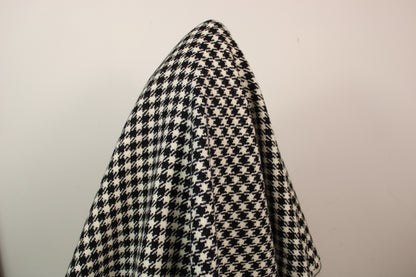 Tissu lainage pied de poule - noir et blanc - photo 3/4 | So Tissus