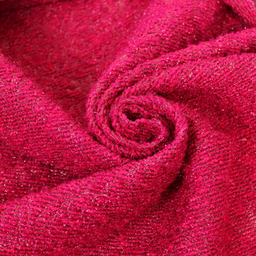 Tissu tweed lurex - fuchsia