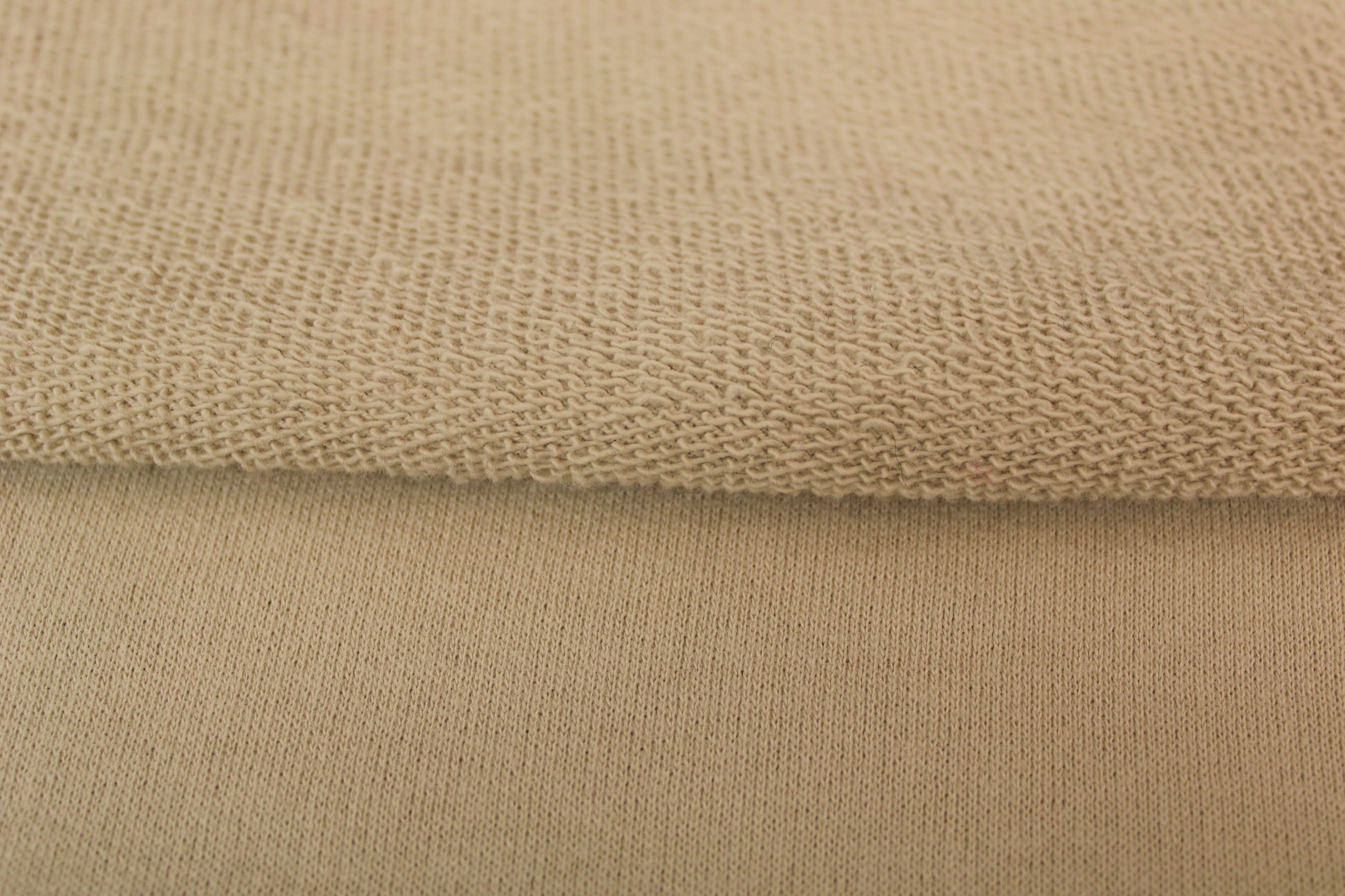 Tissu molleton - beige clair - photo 4/4 | So Tissus