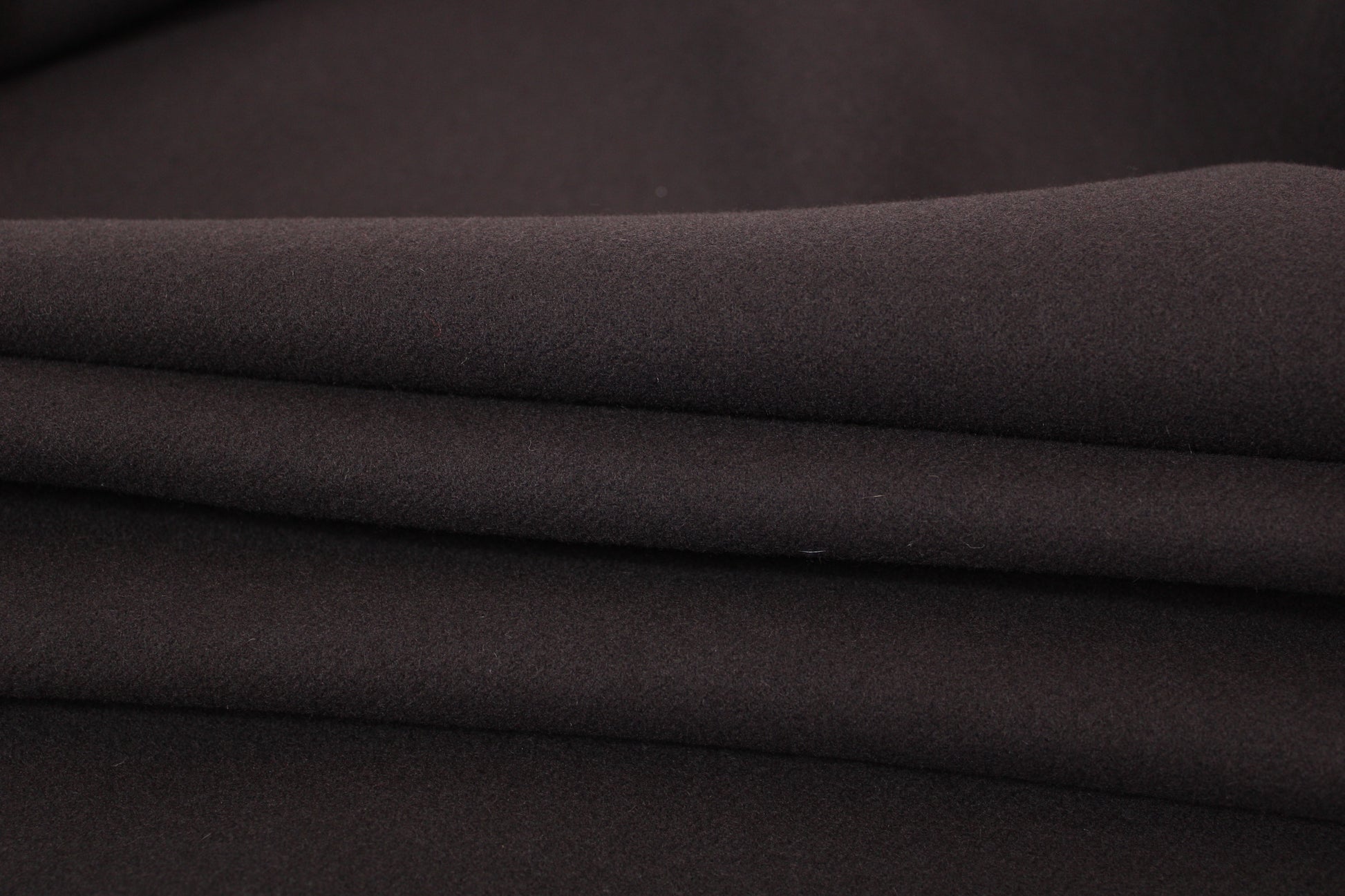 Tissu drap de laine et cachemire - marron - photo 2/3 | So Tissus