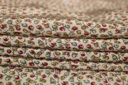 Tissu crêpe de chine 100% soie - imprimé fruits multicolore - photo 2/4 | So Tissus