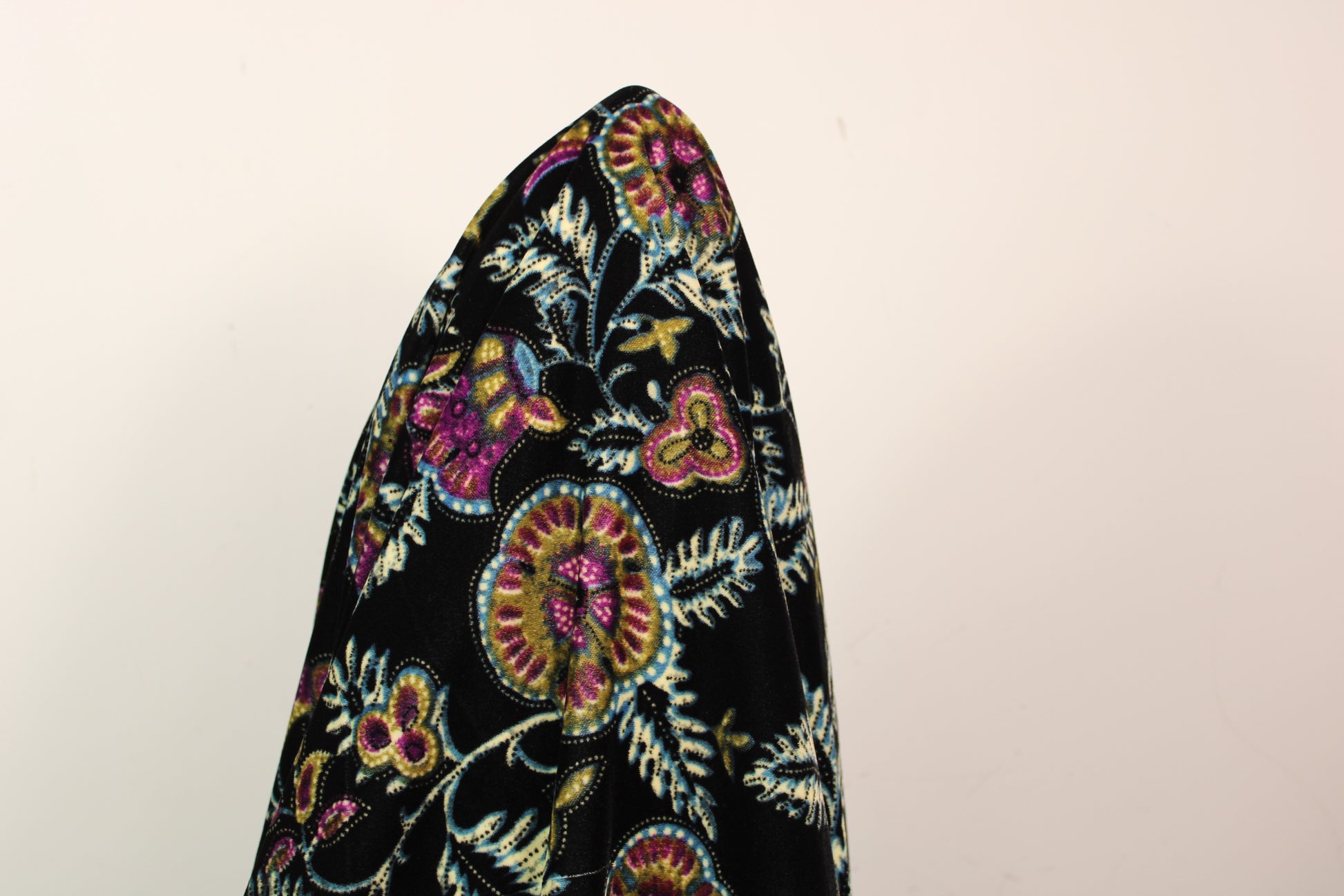 Tissu velours viscose - imprimé fleur cachemire - photo 4/4 | So Tissus