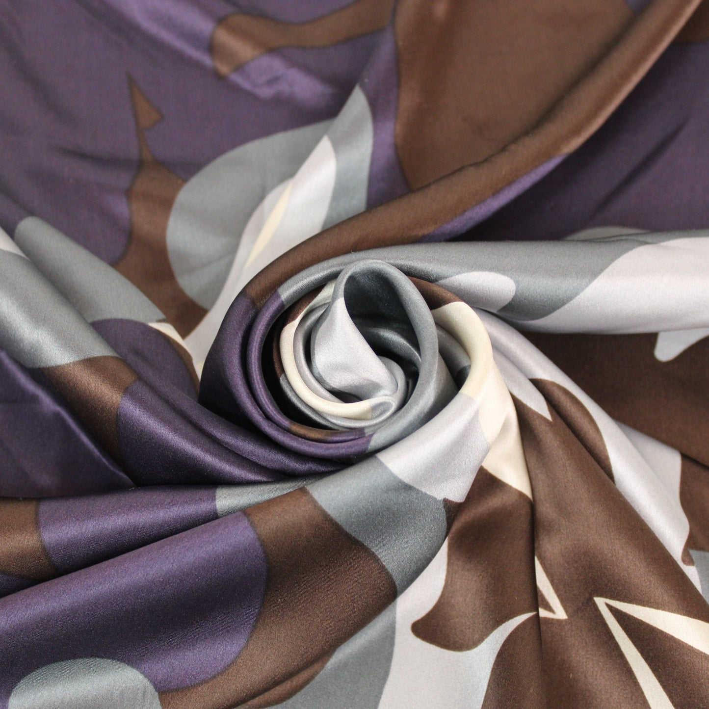 Tissu satin de soie - imprimé abstrait - photo 1/4 | So Tissus