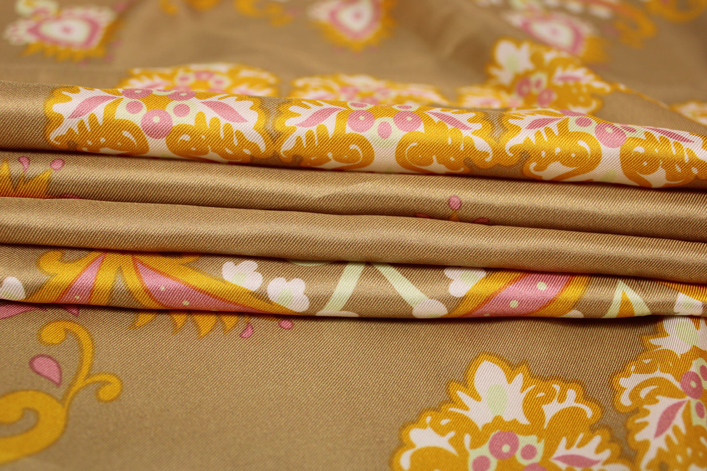 Tissu twill de soie - imprimé baroque - photo 2/5 | So Tissus