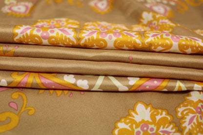 Tissu twill de soie - imprimé baroque - photo 2/5 | So Tissus