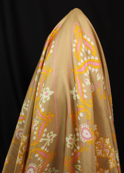 Tissu twill de soie - imprimé baroque - photo 3/5 | So Tissus