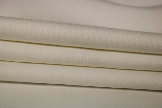 Tissu denim - blanc - photo 2/3 | So Tissus