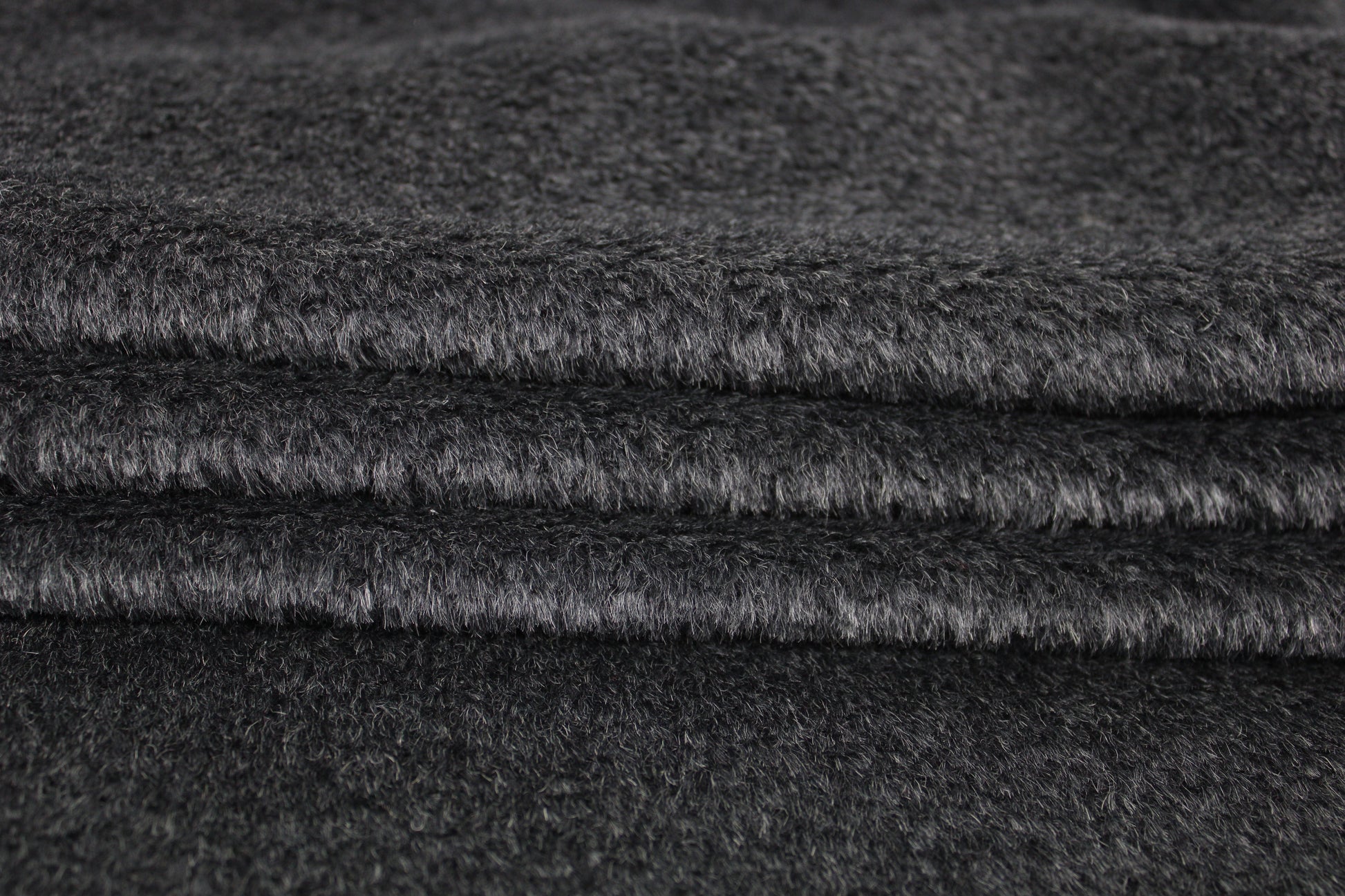 Tissu laine alpaga - gris anthracite - photo 2/3 | So Tissus