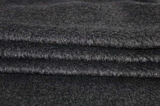 Tissu laine alpaga - gris anthracite - photo 2/3 | So Tissus