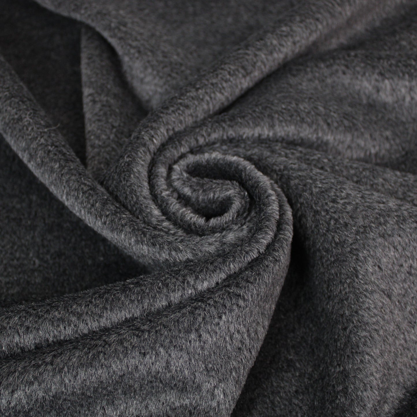 Tissu laine alpaga - gris anthracite - photo 1/3 | So Tissus