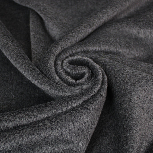 Tissu laine alpaga - gris anthracite - photo 1/3 | So Tissus