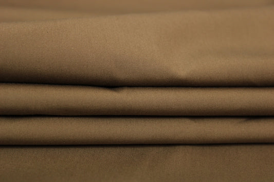 Tissu popeline coton - marron - photo 2/3 | So Tissus