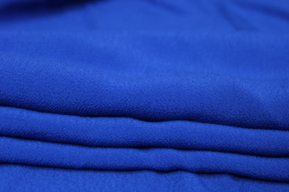 Tissu crêpe viscose - bleu électrique - photo 2/3 | So Tissus