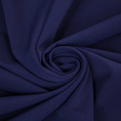 Tissu crêpe de laine stretch - bleu marine - photo 1/4 | So Tissus