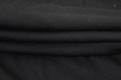 Tissu maille jersey coton  viscose - noir - photo 2/4 | So Tissus