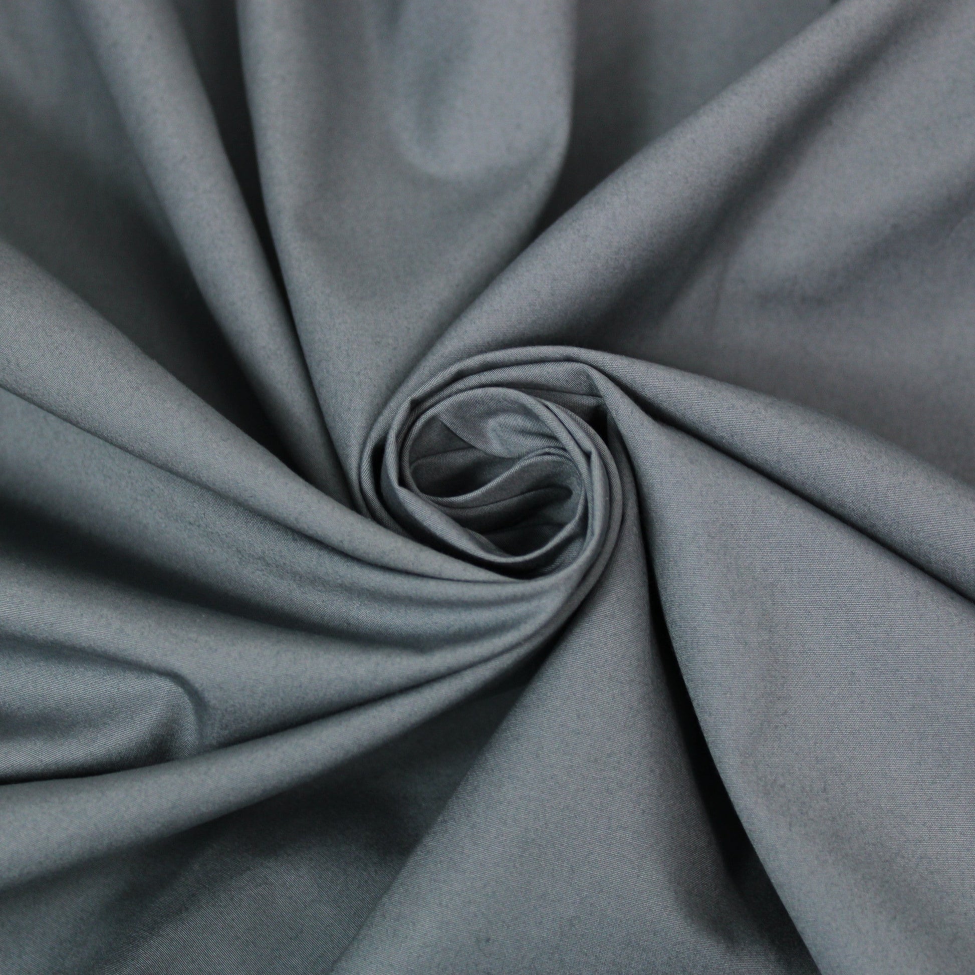 Tissu popeline de coton prestige - gris souris - photo 1/4 | So Tissus