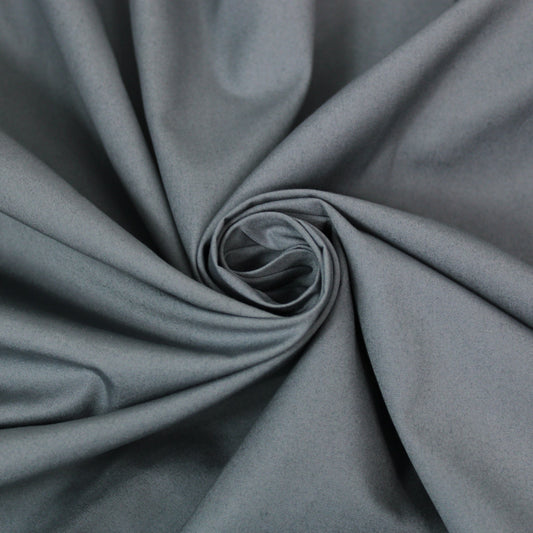 Tissu popeline de coton prestige - gris souris - photo 1/4 | So Tissus