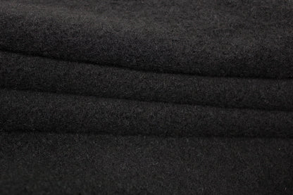 Tissu lainage alpaga duveteux - noir - photo 2/4 | So Tissus